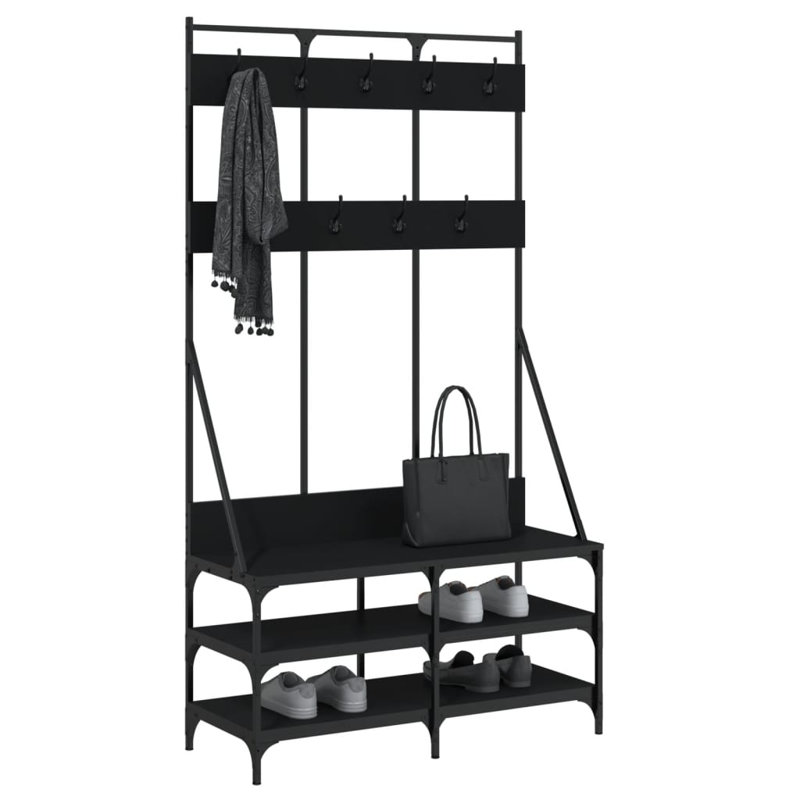 Jenelle 100cm Clothing Rack, Black