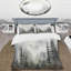 Ensemble de housse de couette Pine Tree Misty Mountain II-559489036