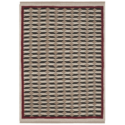 Ralph Lauren Tumbling Water Wool Geometric Rug