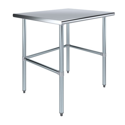 Stainless Steel Open Base Work Table