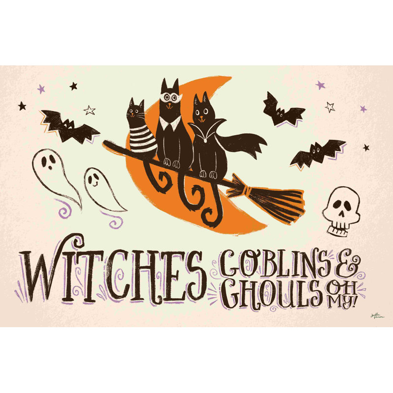 Spooktacular I - Impression sur toile tendue, H 12 po x l 18 po