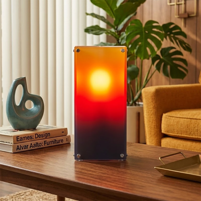 Triangle Sunrise & Sunset Dimmable Table Lamp