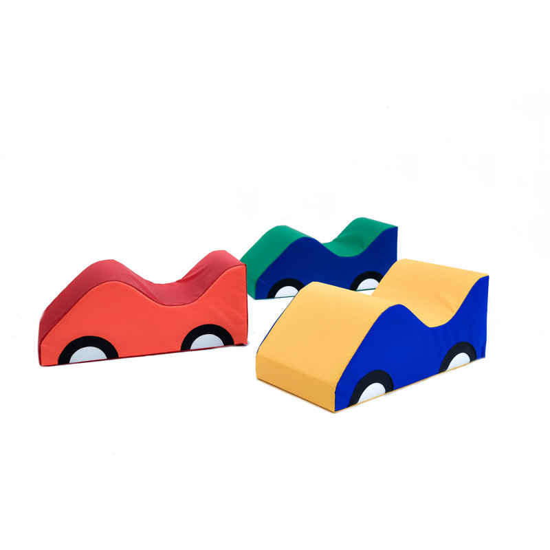 Wide Infant Toddler Soft Cars - 3 ct