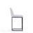 Accent Stool  - Counter  In White