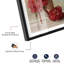Décoration murale Blooming Step Shadowbox Print Glam par Notoriart, cadre noir, 37 x 55-223715636-223715637