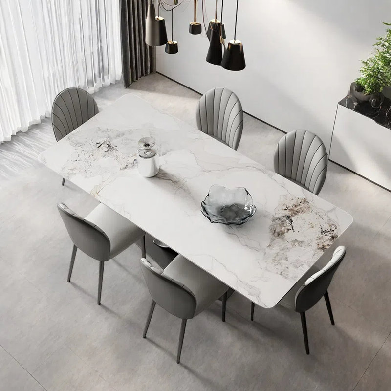 Ensemble de table et chaises Bright Rock, H 29,52 po x L 55,11 po x l 31,49 po