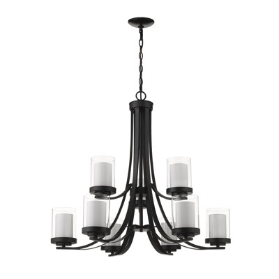 Arie 9 - Light Dimmable Tiered Chandelier