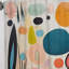 Rideau obscurcissant rose Mid Century Playful Patterns II - abstrait Mid-Century-107831982
