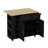 Multi-Functional Kitchen Island Cart With 2 Door Cabinet And Two Drawers-631645177
