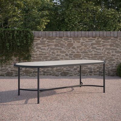 Athens 96" Oval Dining Table - Dekton Top