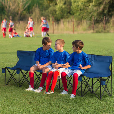 Chaise de camping pliante 6 places avec porte-gobelet pour le camping