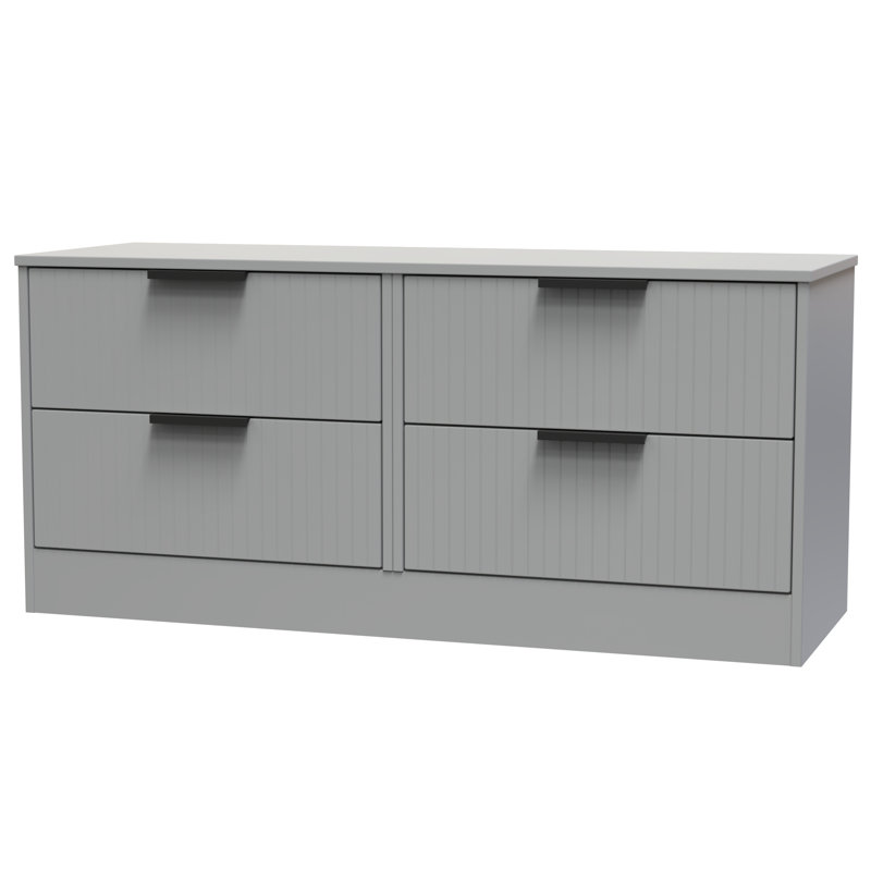Berklie 4 Drawer Bed Box (Ready Assembled), Dusk Grey