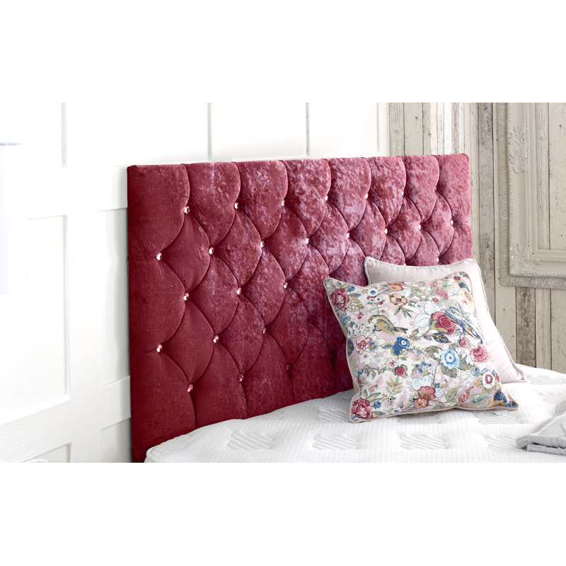 Womack Upholstered Headboard, Superking (6'), Red