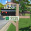 Plaque d'adresse sur 1 ligne Clover-87206893
