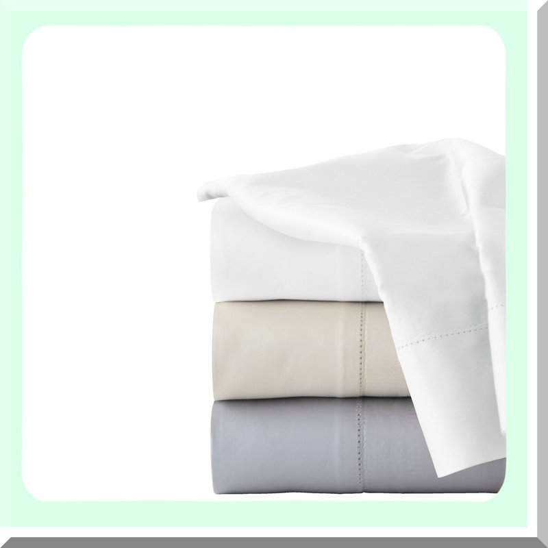 Natural Comfort 300 Thread Count Cotton Sheet Set, Full Sheet Set, Gray