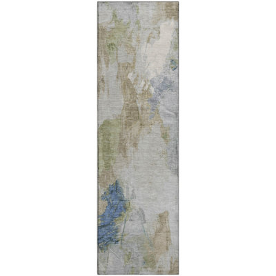 Premium Machine Washable Emest AMF1914 Abstract Rug
