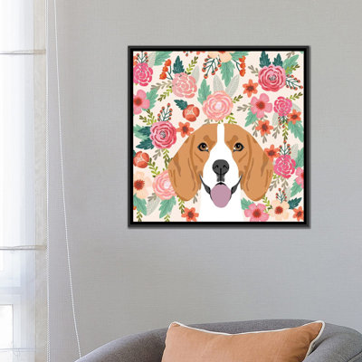 Pet Friendly " Beagle Floral " by Pet Friendly