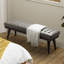 Banc en cuir véritable Bittoo-1578543608