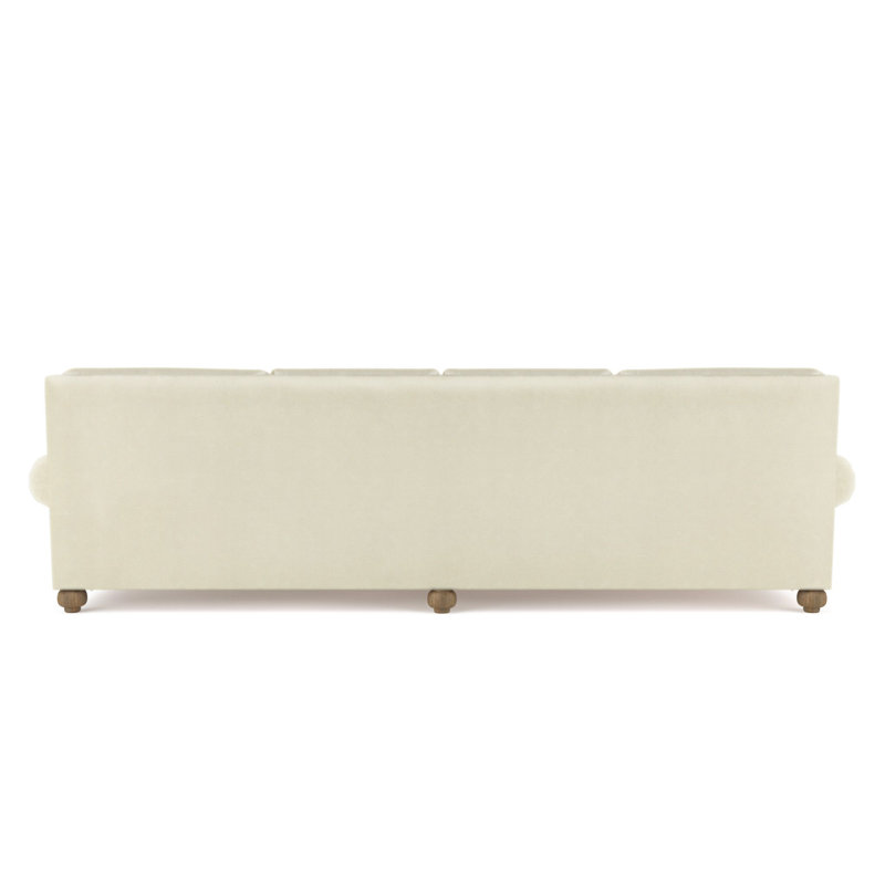 Leroy Sofa, 36" H x 120" W x 49" D, Pumice Velvet 