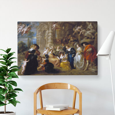 The Garden Of Love by Peter Paul Rubens - Wrapped Canvas