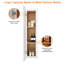 Armoire murale de style shaker blanc antique antique pré-assemblée en l 9 po x 12 po x H 30 po Homeibro Cozy Design-926327726-925975460