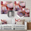 Or et marbre rose Essence II - décoration murale en marbre-1398677633