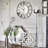 Jeni 34"W Round Wall Clock
