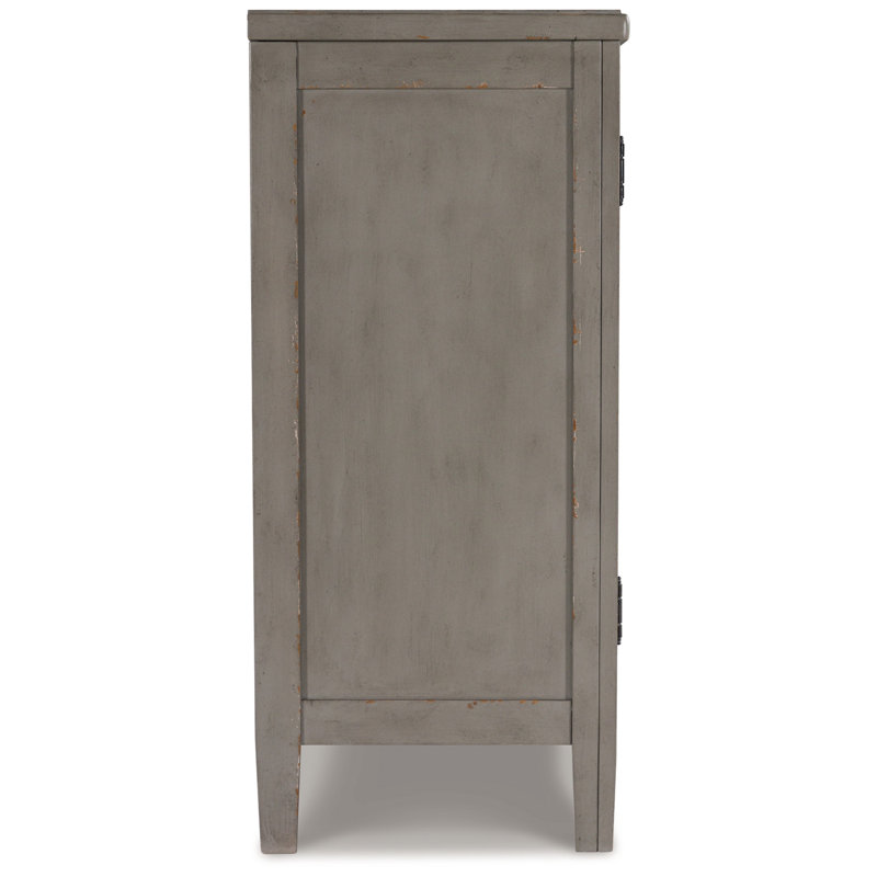 Antique Gray 68'' Traditional Sideboard with Adjustable Shelving