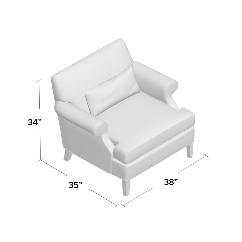 York Armchair, Gray