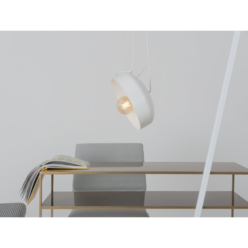 Allan 1 - Light Single Pendant, White