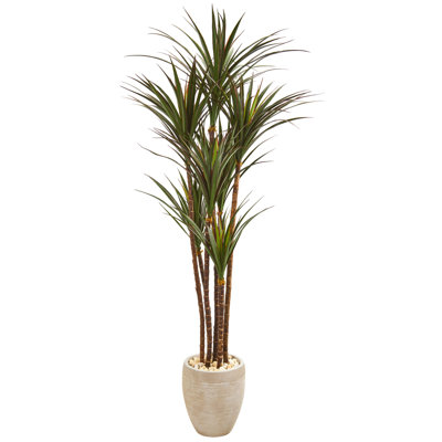 Giant Yucca Artificial Tree in Planter