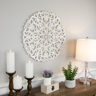 Panneau mural 3D 24 po blanc