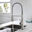 Kitchen Faucets Commercial  Single Handle Single Lever Pull Down Sprayer Spring Kitchen Sink Faucet