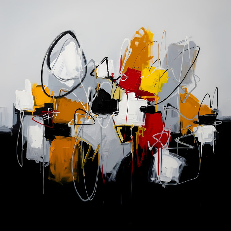 Overlapping Frequencies, 24" H x 24" W