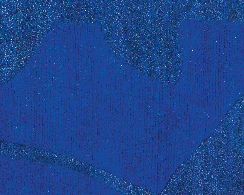 Paradise Floral Area Rug in Blue, Rectangle 3' x 5'