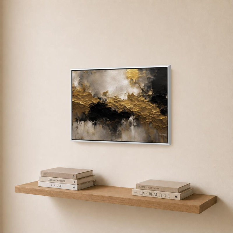 «Proverbs 22: 6 Walk with Christ» par Mark Lawrence, reproduction, H 21,5 po x l 33,5 po x P 2 po, Cadre flottant, Blanc