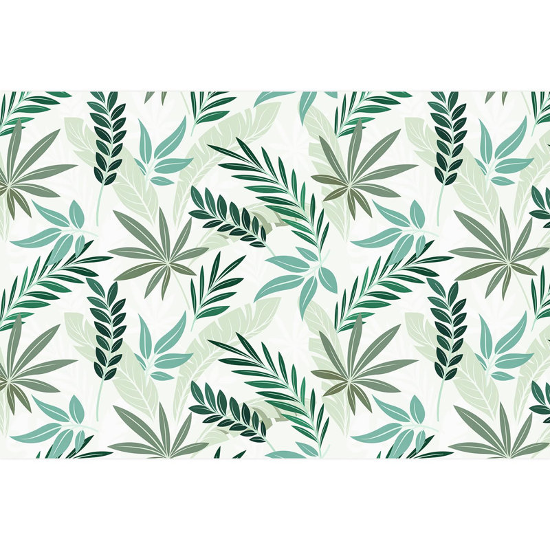 Bordure florale pelez et collez, L 96 po x l 144 po