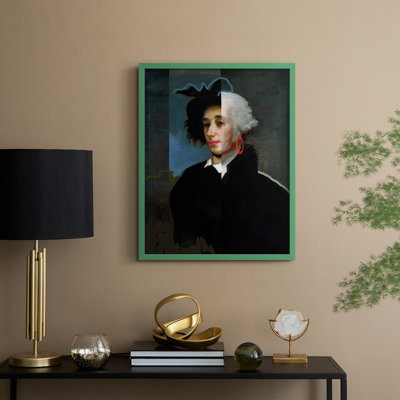 CheekyMasterGeorge Framed Print - Solid Wood