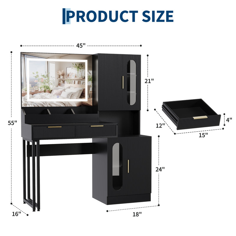 Dressing Table with Mirror