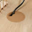 Bureau d'ordinateur, finition brune