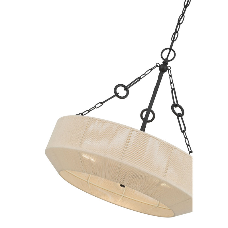 Luminaire suspendu 3 lumières Positano, H 82,75 po x l 20 po x P 20 po, Trois lumières