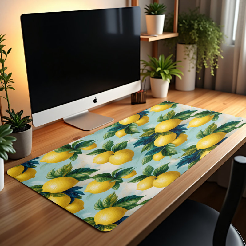 Polyester Desk Pad, 14.4x12.1