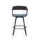 Lynnox Swivel Counter or Bar Height Upholstered Stool with Arms