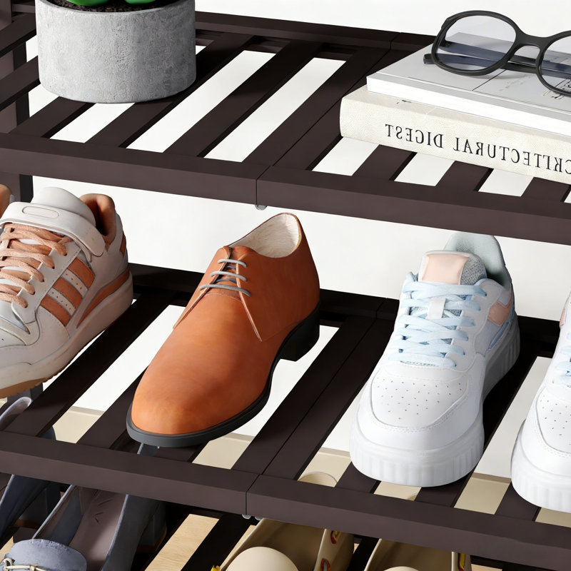 Range-chaussures en bambou
