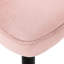 Tabouret de bar et de comptoir pivotant rembourré de 26 po / 29 po avec structure en métal solide et dossier en velours-28795499-28795498