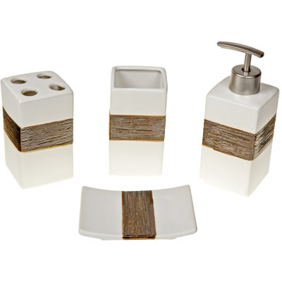 Ensemble d'accessoires de salle de bain Timber