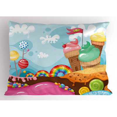 Taie décorative crème glacée Mone