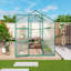 Serre en polycarbonate, serres de plain-pied pour toutes les saisons-122037311-122037310