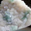 Boule disco apophyllite sur Stilbite