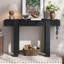 Console Black Rustic Minimalist-1780782976
